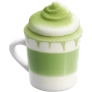 Matcha latte sticker