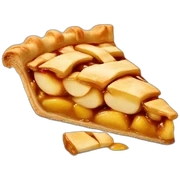 Apple pie sticker