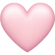 pastel pink heart sticker