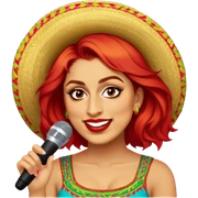 Vibrant Festival Singer sticker