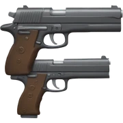Gun sticker