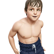 swimsuit look with clothes pull sticker