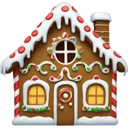 Gingerbread house sticker