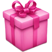 Pink present  sticker