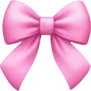pink bow sticker