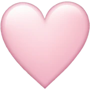 Light pink glitter heart sticker