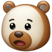cœur marron sticker