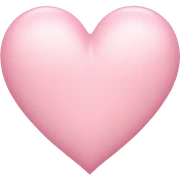 Light pink heart sticker