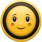 Etoile jaune noir cercle jaune sticker