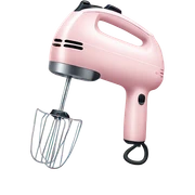 light pink electric hand mixer sticker