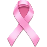 Pink ribbon sticker