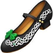 irish dancing shoe sticker