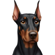 Doberman sticker
