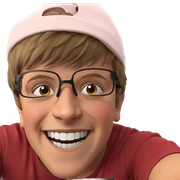 smiling selfie with glasses sticker