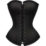 Black corset sticker