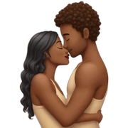 A couple kissing sensually sticker