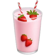 strawberry milk sticker