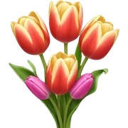tulip bouquet  sticker