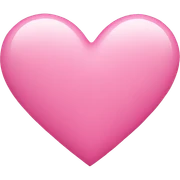 Pink heart sticker