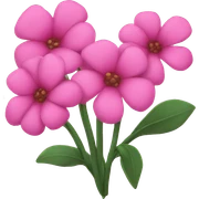 Pink flowers sticker