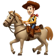 Woody toy story sticker