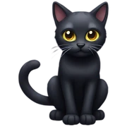 spooky cat sticker