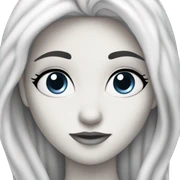White princesses desyned  sticker