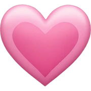 Pink heart sticker