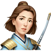 Elegant Samurai sticker