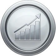 silver chart sticker