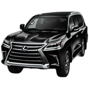 lexus lx570 black sticker