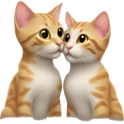 cat kiss sticker