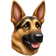 German shepherd  sticker