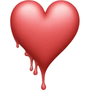 Heart sticker