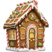 Gingerbread house sticker