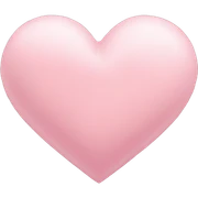 Pastel pink heart sticker
