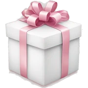 Light pink Christmas gifts under a white Christmas tree  sticker
