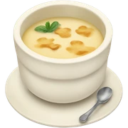Cream soup sticker