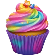Lisa frank  cupcake   sticker