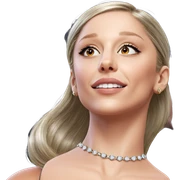 realistic jewelry on a girl sticker