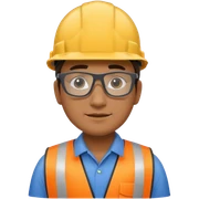 Construction site manager sticker