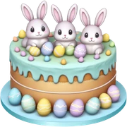 Easter cake sticker
