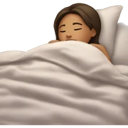 Brunette girl sleeping sticker