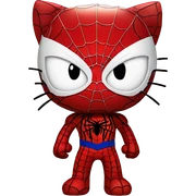 hello kitty x spider-man sticker
