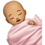 Baby sleeping  sticker