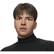 boy in church with cross sticker