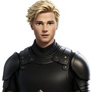 blonde boy in armor sticker
