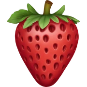 Fraise burgundy sticker