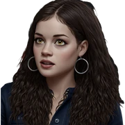realistic portrait of girl sticker