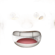 crazy face sticker